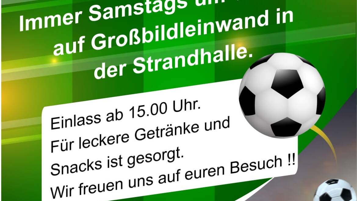 Bundesliga Konferenz Live in der STRANDHALLE